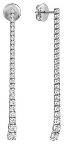 Серьги-цепочки Crivelli 171-2819 вес 9.4 г золото, бриллиант купить,4770000