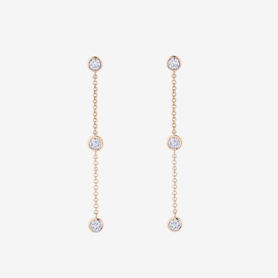 Серьги Crivelli 234-4779 вес 2.8 г золото, бриллиант купить,NaN