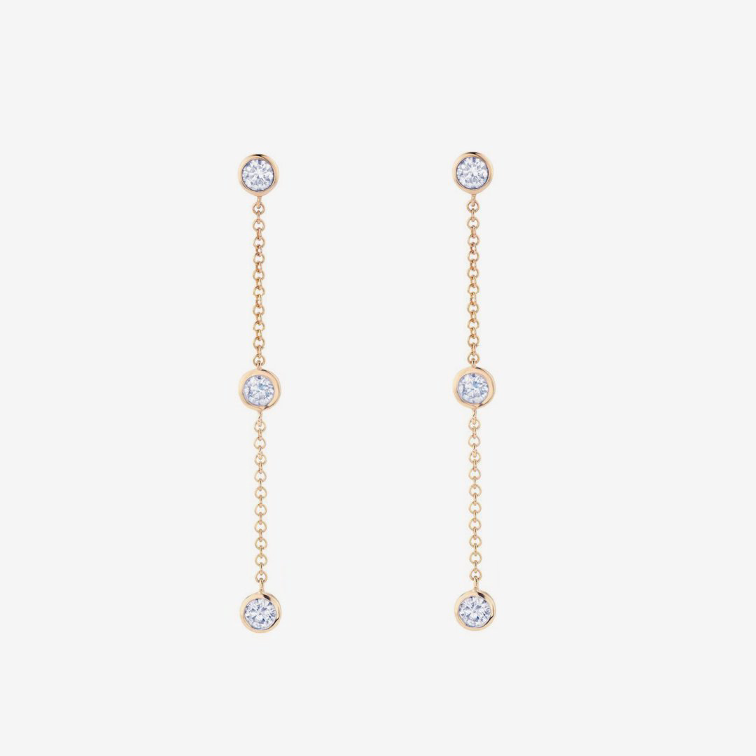 Серьги Crivelli 234-4779 вес 2.8 г золото, бриллиант купить,NaN