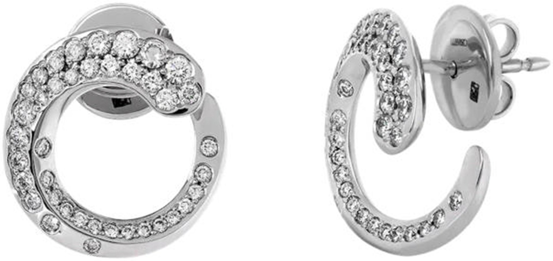 Серьги Crivelli 000-4400NS вес 6.5 г золото, бриллиант купить,NaN
