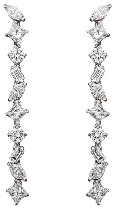 Серьги-цепочки Damiani 81092702 вес 3.81 г золото, бриллиант купить,3160000