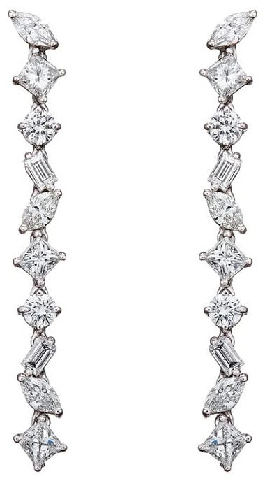 Серьги-цепочки Damiani 81092702 вес 3.81 г золото, бриллиант купить,3160000