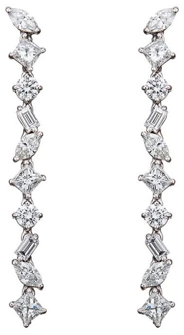 Серьги-цепочки Damiani 81092703 вес 4.18 г золото, бриллиант купить,NaN