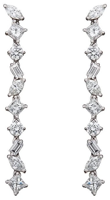 Серьги-цепочки Damiani 81092703 вес 4.18 г золото, бриллиант купить,NaN