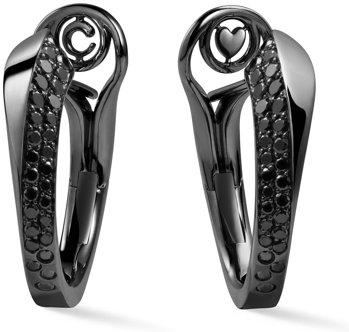 Серьги Crivelli 000-4379BK-NS вес 15.2 г золото, бриллиант купить,2544000