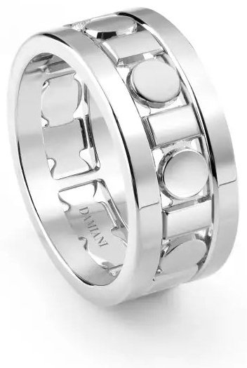 Кольцо Damiani 20093674 размер 18.5 вес 9.7 г золото, без вставок купить,2100000