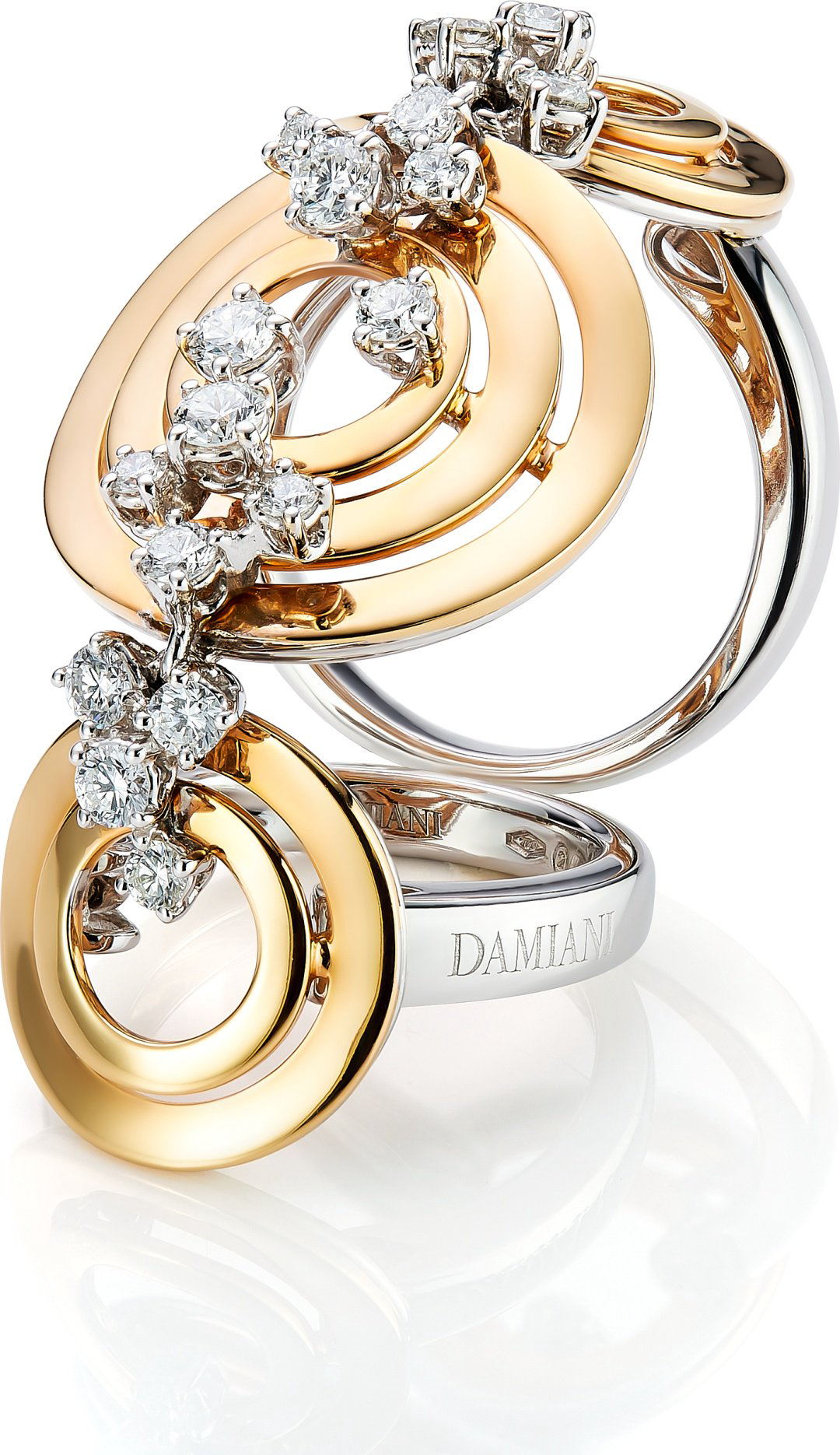 Кольцо Damiani 20061064 размер 17 вес 18.6 г золото, бриллиант купить,NaN