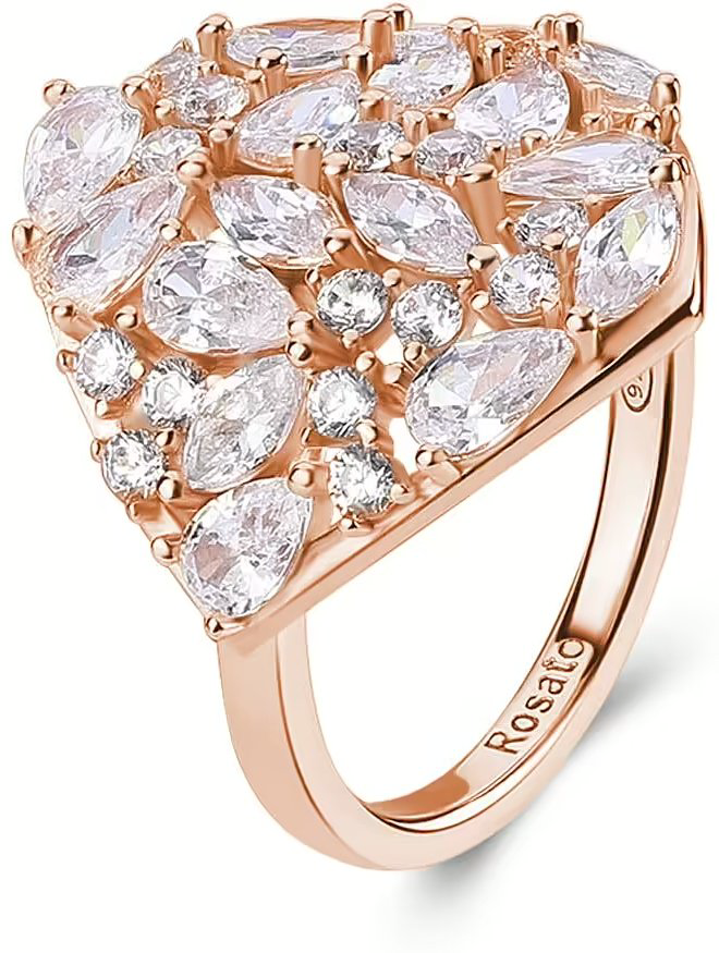 Кольцо Rosato RZGE51D размер 19 вес 5.5 г серебро, фианит купить,72000