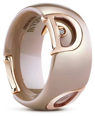 Кольцо Damiani 20082222 размер 16.2 вес 2.4 г золото, бриллиант, керамика купить,1018000