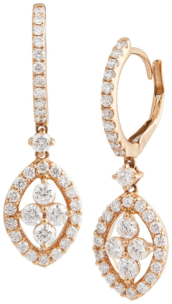 Серьги Crivelli 320-E1576 вес 3.4 г золото, бриллиант купить,NaN