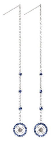 Серьги-цепочки Arnow 3377-23-ShPrEBS-AR21 вес 2.8 г серебро, лабрадорит купить,NaN