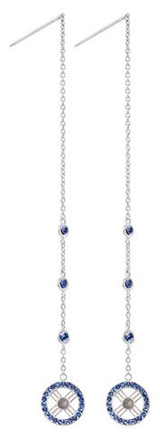 Серьги-цепочки Arnow 3377-23-ShPrEBS-AR21 вес 2.8 г серебро, лабрадорит купить,NaN