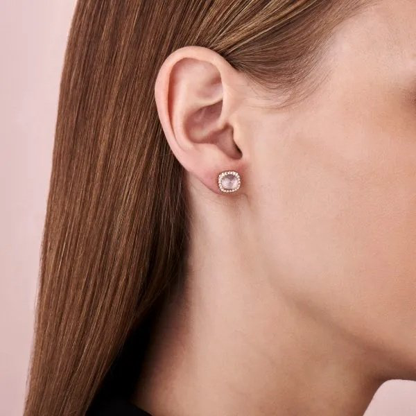 Серьги Tirisi TE9226WMQP вес 2.67 г золото, бриллиант, кварц купить,1095000