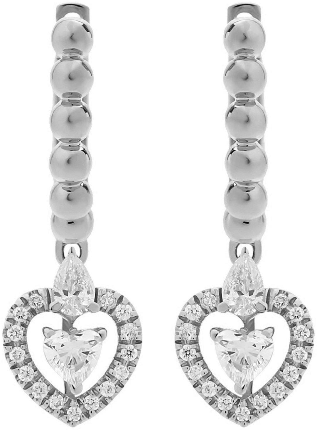 Серьги Casato ORX-1301BT-W вес 4.39 г золото, бриллиант купить,NaN
