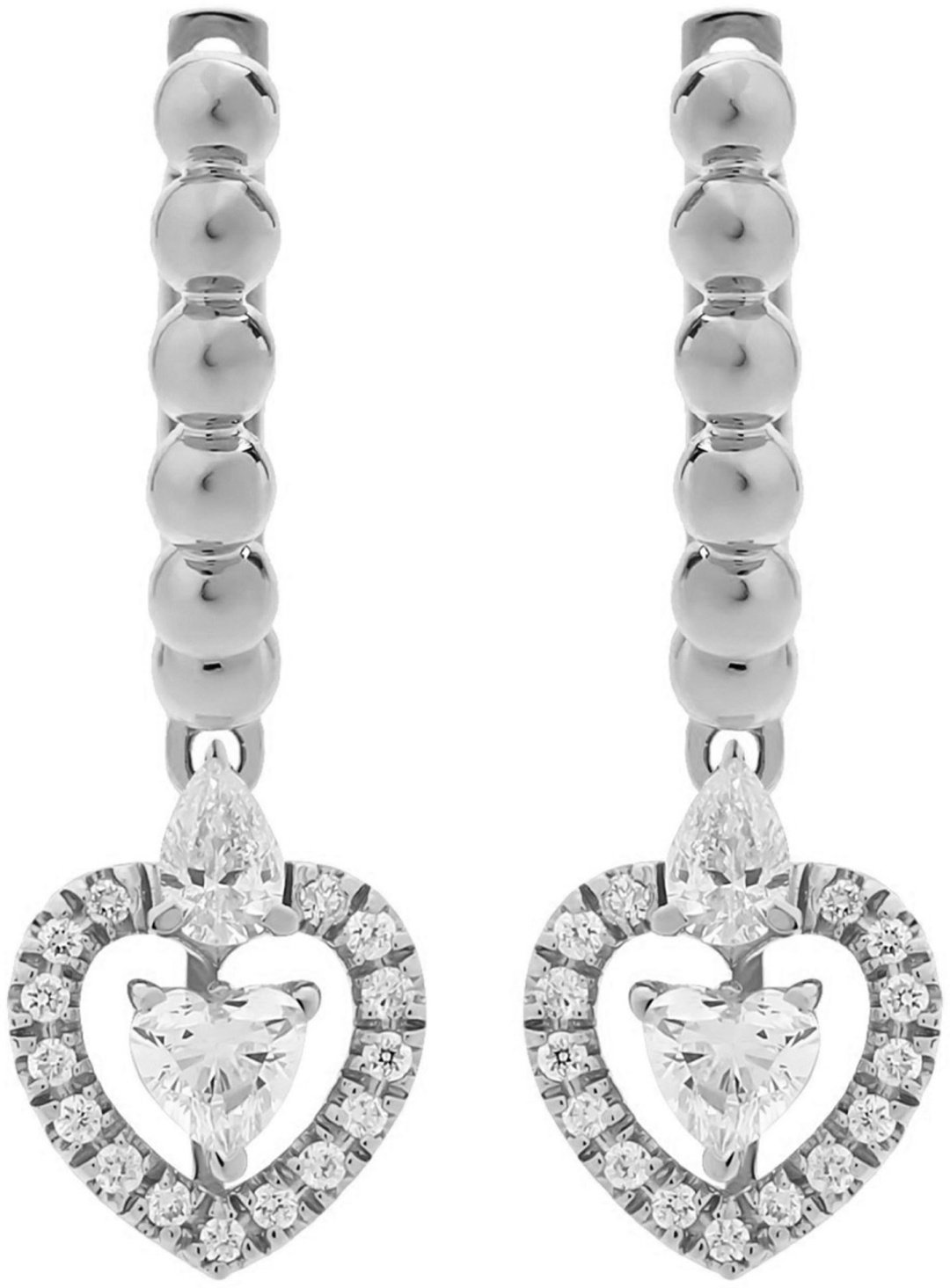 Серьги Casato ORX-1301BT-W вес 4.39 г золото, бриллиант купить,NaN