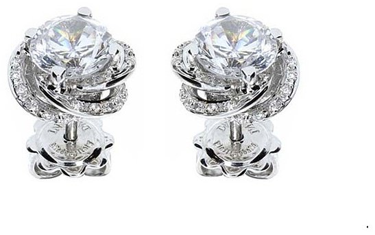 Пусеты Damiani 81062531 вес 4.75 г золото, бриллиант купить,NaN