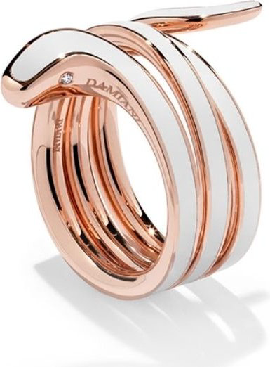 Кольцо Damiani 10829 размер 13 вес 6.7 г золото, бриллиант, керамика купить,NaN