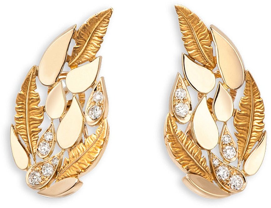 Серьги Carrera y Carrera 2003.1 вес 6.79 г золото, бриллиант купить,NaN
