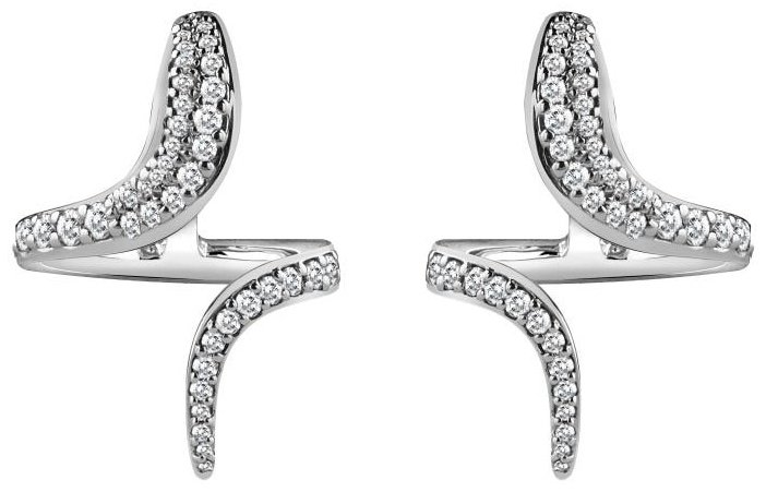 Пусеты Damiani 20063167 вес 7.8 г золото, бриллиант купить,4520000