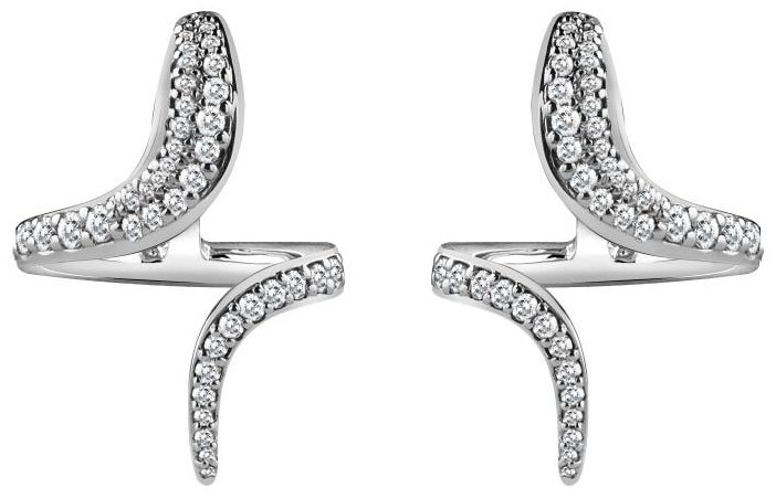Пусеты Damiani 20063167 вес 7.8 г золото, бриллиант купить,4520000