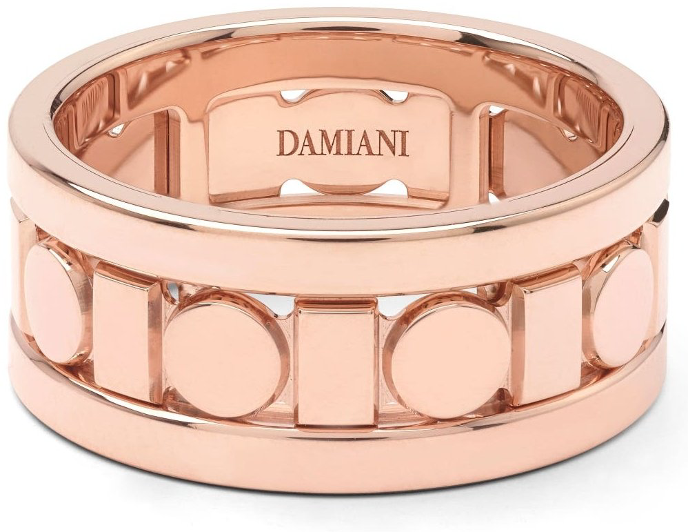 Кольцо Damiani 20093696 размер 19.5 вес 9.5 г золото, без вставок купить,NaN