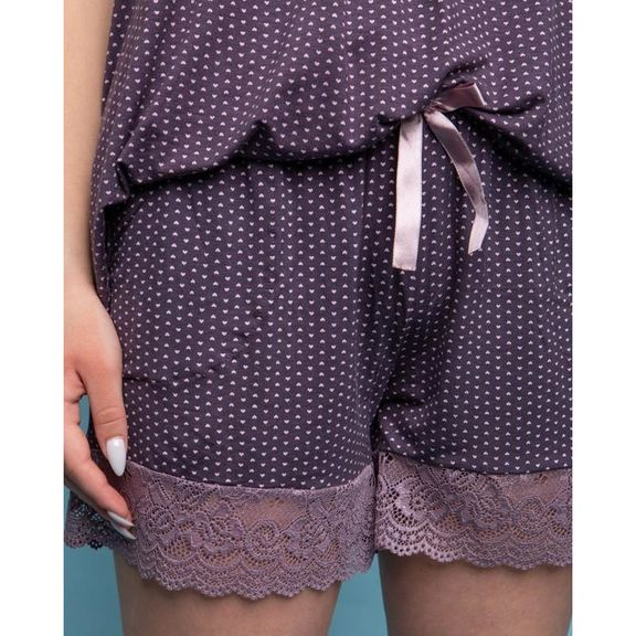 Пижама NicoLetta 90373 коричневая XL купить,29000