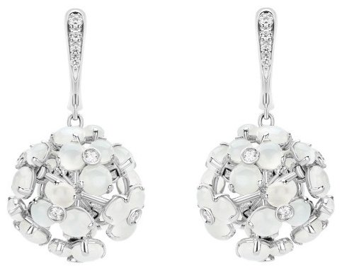 Серьги Utopia JKO4BM09 вес 12.63 г золото, бриллиант купить,NaN