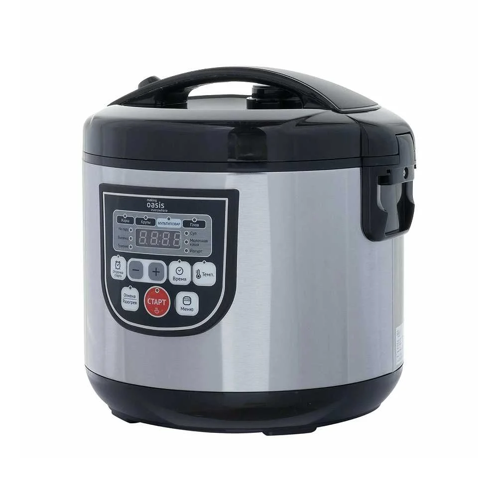 Мультиварка Oasis MC-12P Black Silver купить,0