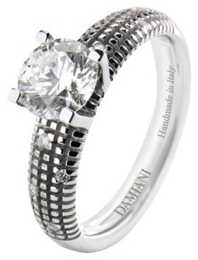 Кольцо Damiani 81046037 размер 17.5 вес 4 г золото, бриллиант купить,NaN