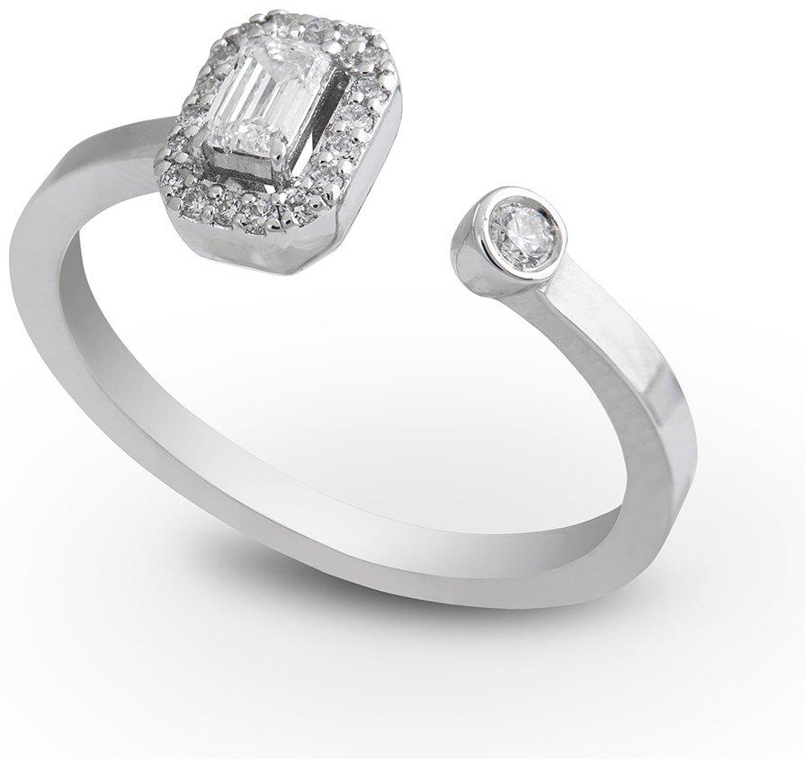 Кольцо RF Jewels ANERI1220BWXX.W размер регулируемый вес 2.8 г золото, бриллиант купить,NaN