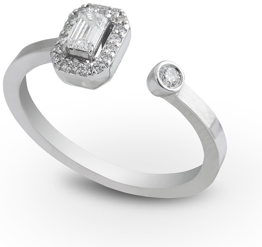 Кольцо RF Jewels ANERI1220BWXX.W размер регулируемый вес 2.8 г золото, бриллиант купить,NaN