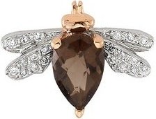 Моносерьга Bee Goddess PTKSSTPGKP вес 0.97 г золото, бриллиант, кварц купить,471700