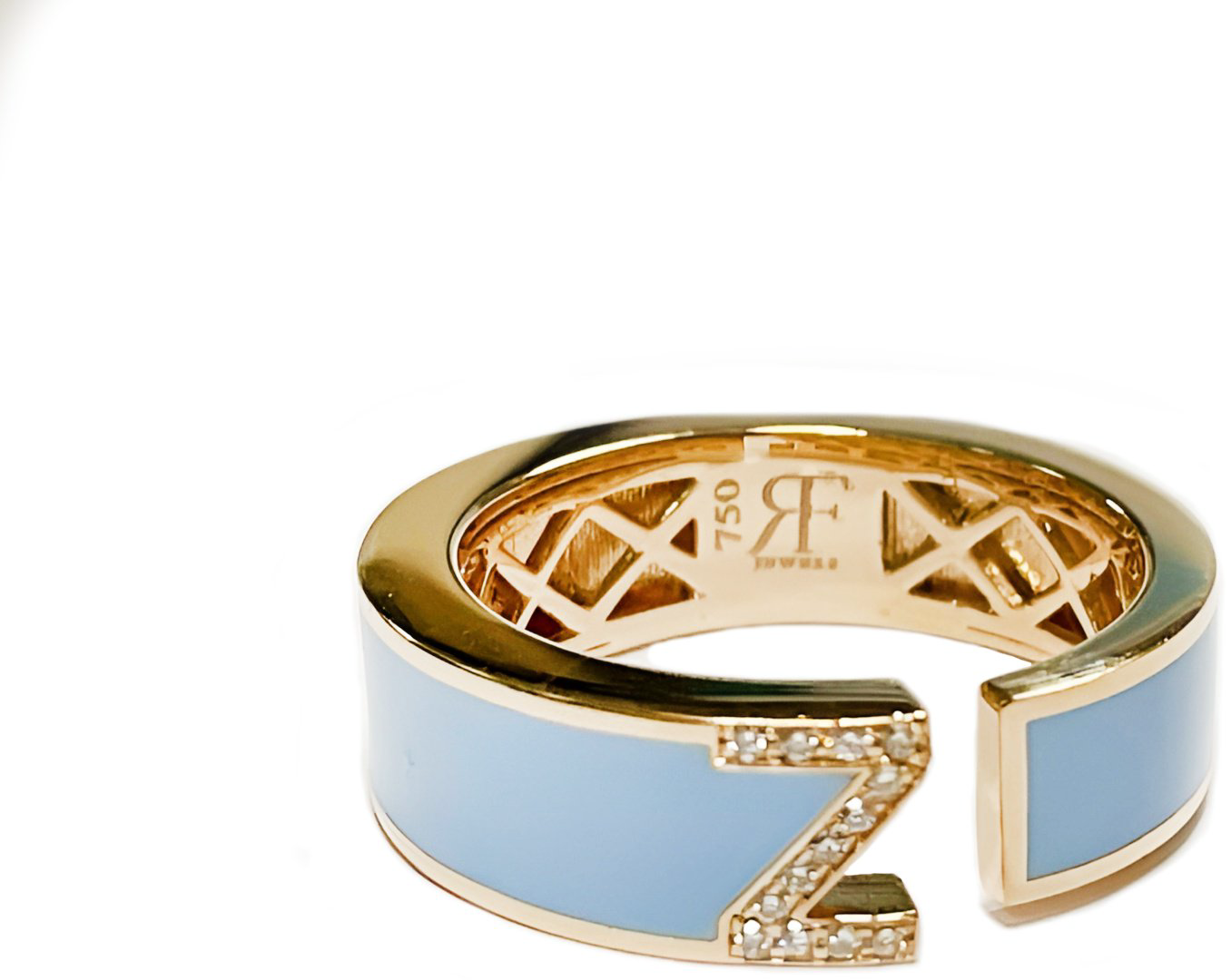 Кольцо RF Jewels ANERI2042BWXX размер регулируемый вес 7.49 г золото, бриллиант, эмаль купить,NaN