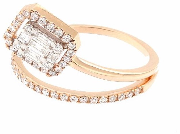 Кольцо RF Jewels ANERIS007BWXX размер 16.5 вес 3.43 г золото, бриллиант купить,NaN