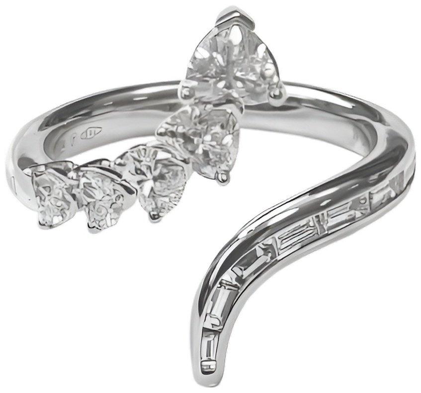 Кольцо Damiani 81092894 размер 16 вес 4.75 г золото, бриллиант купить,3480000