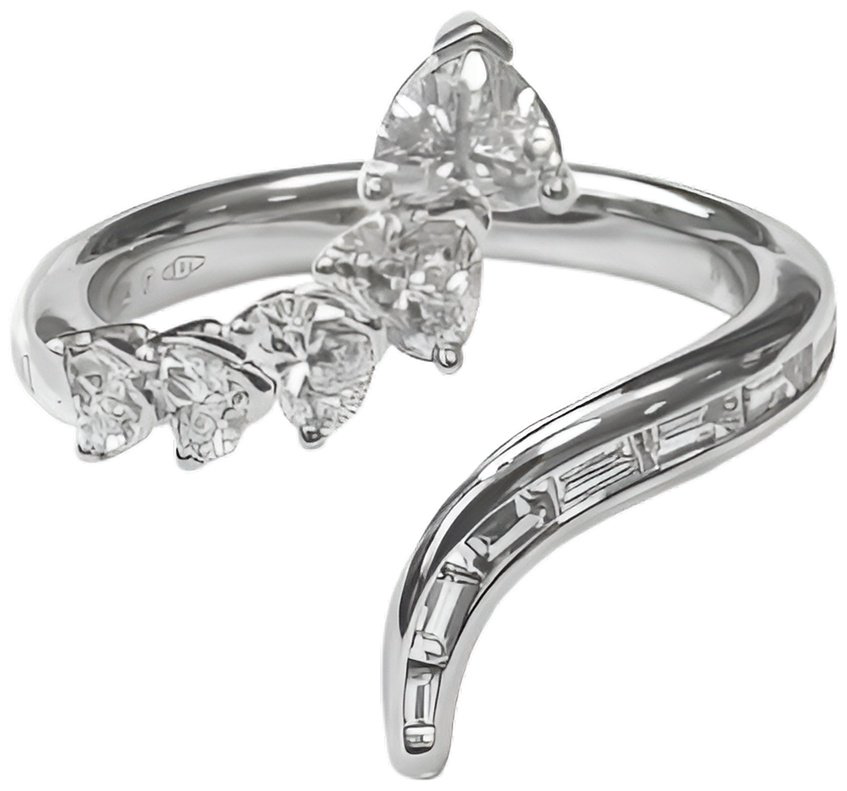 Кольцо Damiani 81092894 размер 16 вес 4.75 г золото, бриллиант купить,3480000