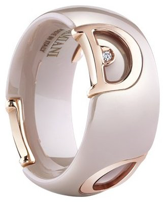 Кольцо Damiani 20082226 размер 18 вес 2.4 г золото, бриллиант, керамика купить,NaN