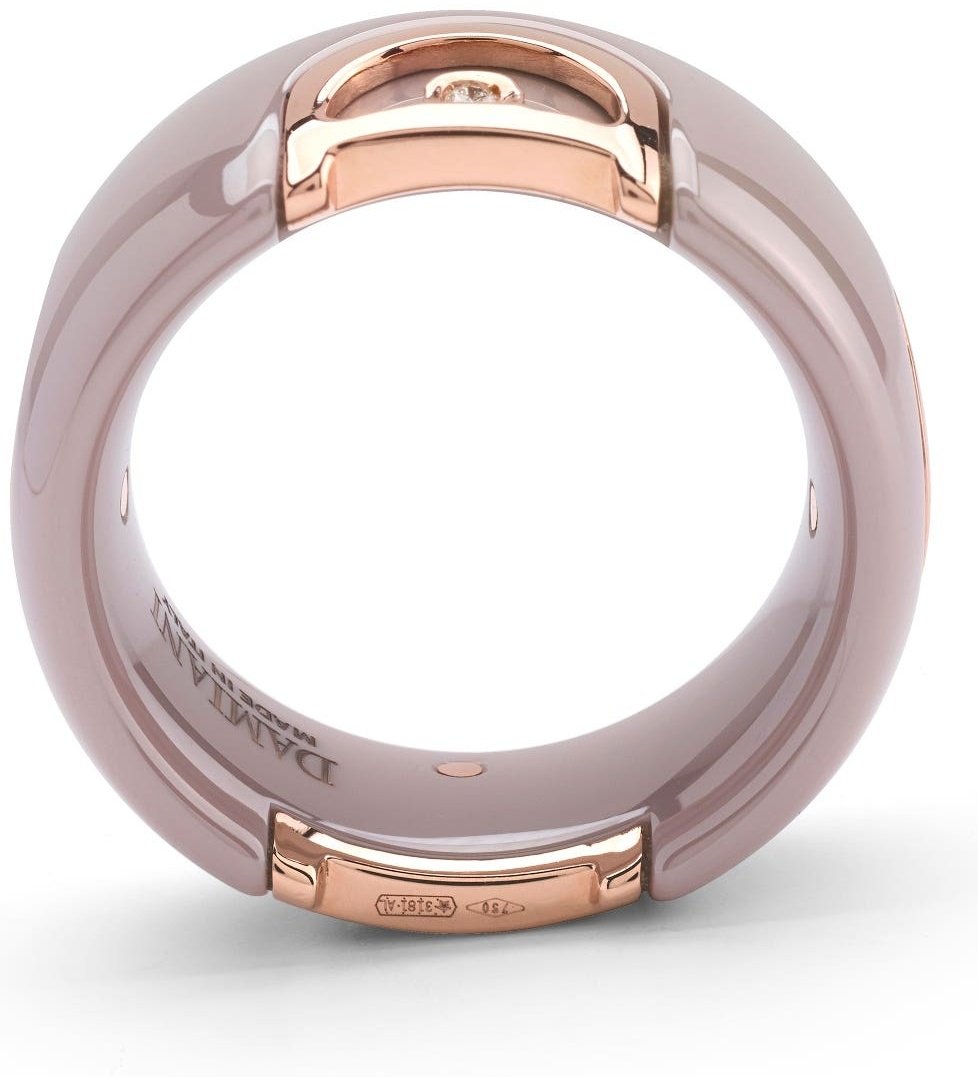 Кольцо Damiani 20082226 размер 18 вес 2.4 г золото, бриллиант, керамика купить,NaN
