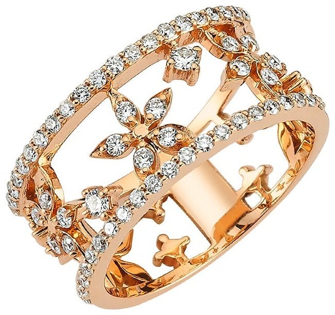 Кольцо Bee Goddess ELMC18K5KFPGYZ размер 16 вес 5.7 г золото, бриллиант купить,NaN