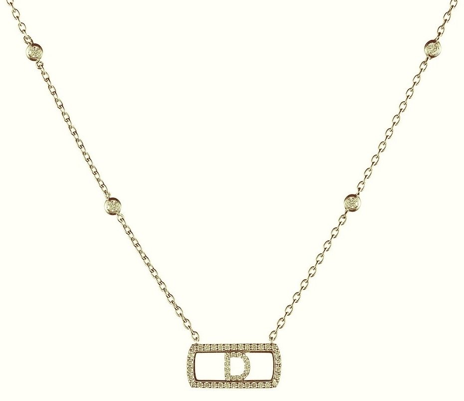 Колье RF Jewels CIERI1069BW.YD длина 45 см вес 5.54 г золото, бриллиант купить,NaN