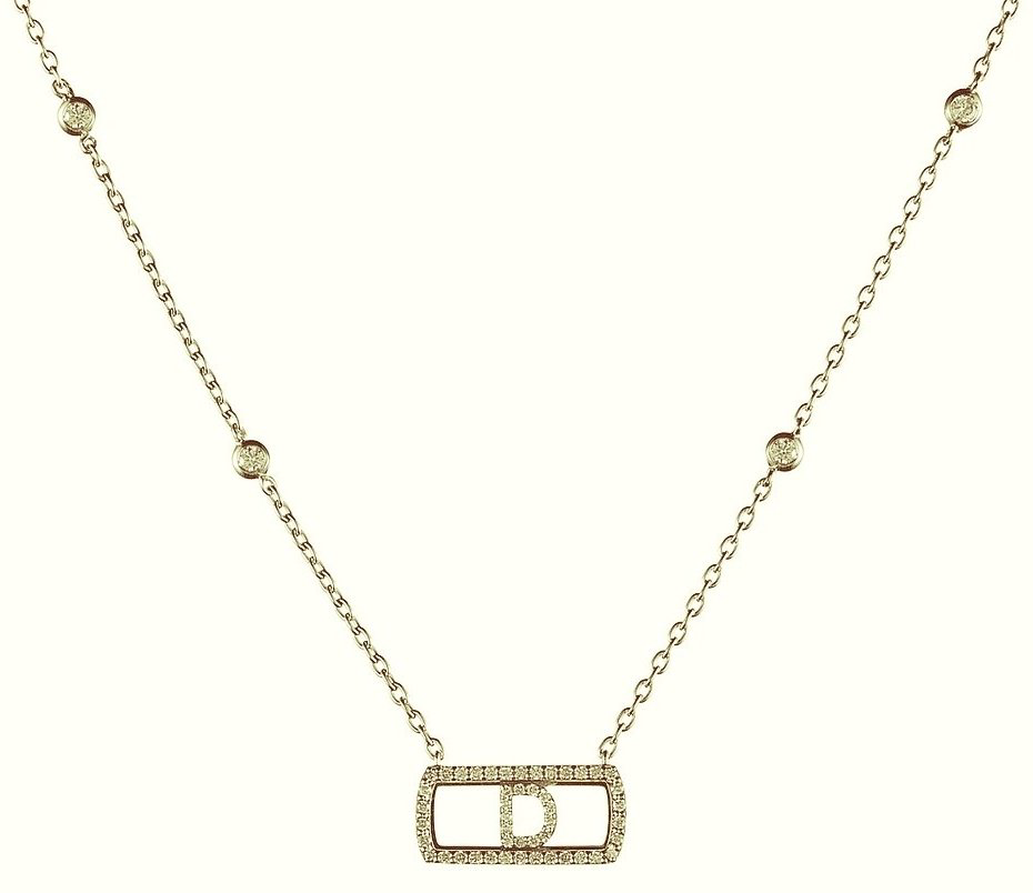 Колье RF Jewels CIERI1069BW.YD длина 45 см вес 5.54 г золото, бриллиант купить,NaN