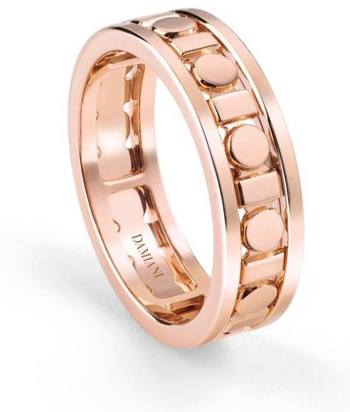 Кольцо Damiani 20093473 размер 19.2 вес 5.8 г золото, без вставок купить,1300000
