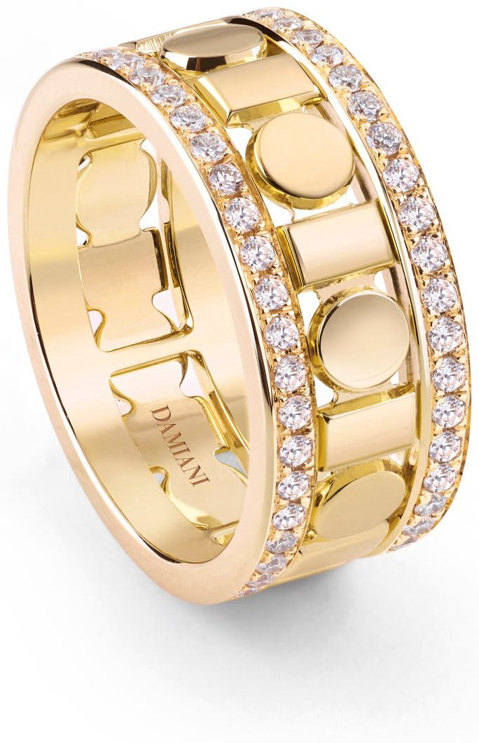 Кольцо Damiani 20100292 размер 17.2 вес 8.6 г золото, бриллиант купить,NaN