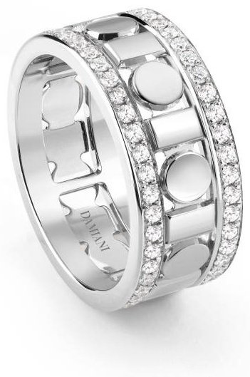 Кольцо Damiani 20093958 размер 18 вес 9.45 г золото, бриллиант купить,4010000