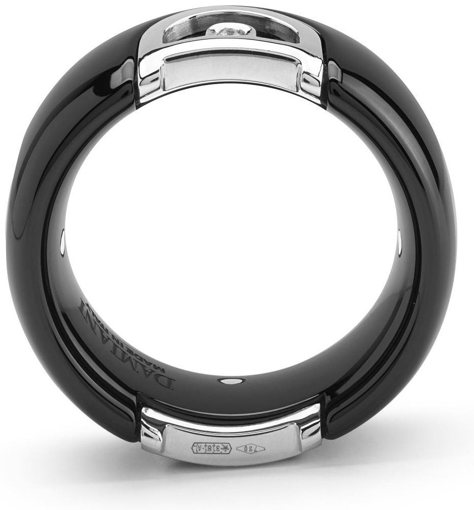 Кольцо Damiani 14440 размер 17 вес 2.4 г золото, бриллиант, керамика купить,NaN