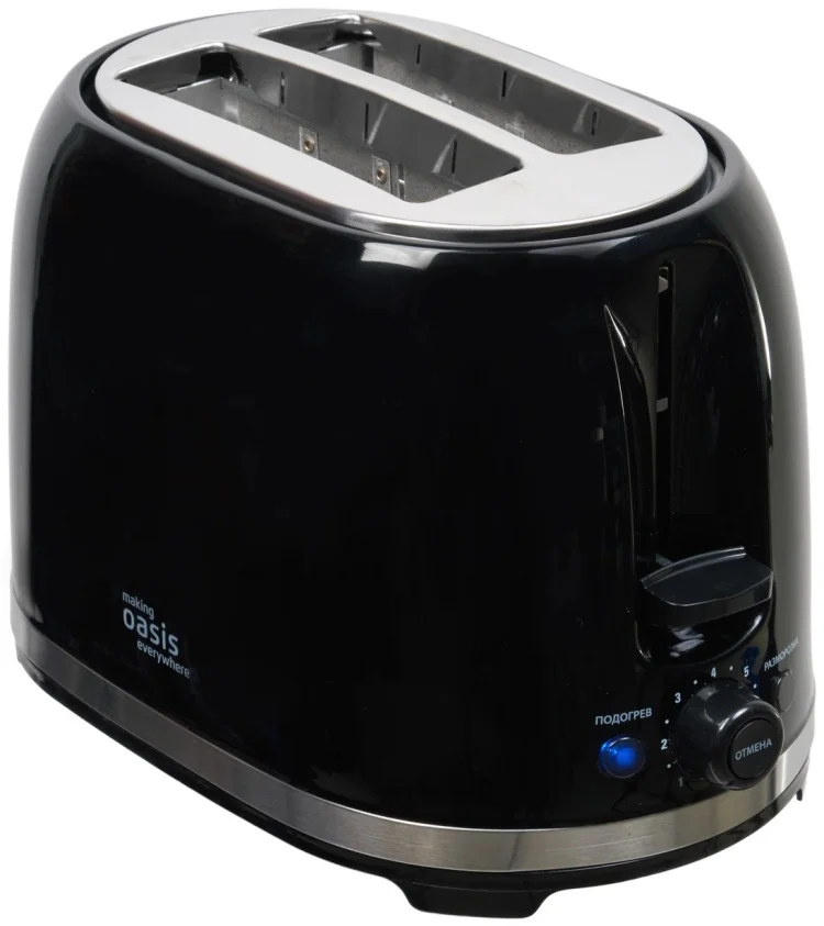 Тостер Oasis TR-2B Black - ForteMarket Тостер Oasis TR-2B Black купить,0