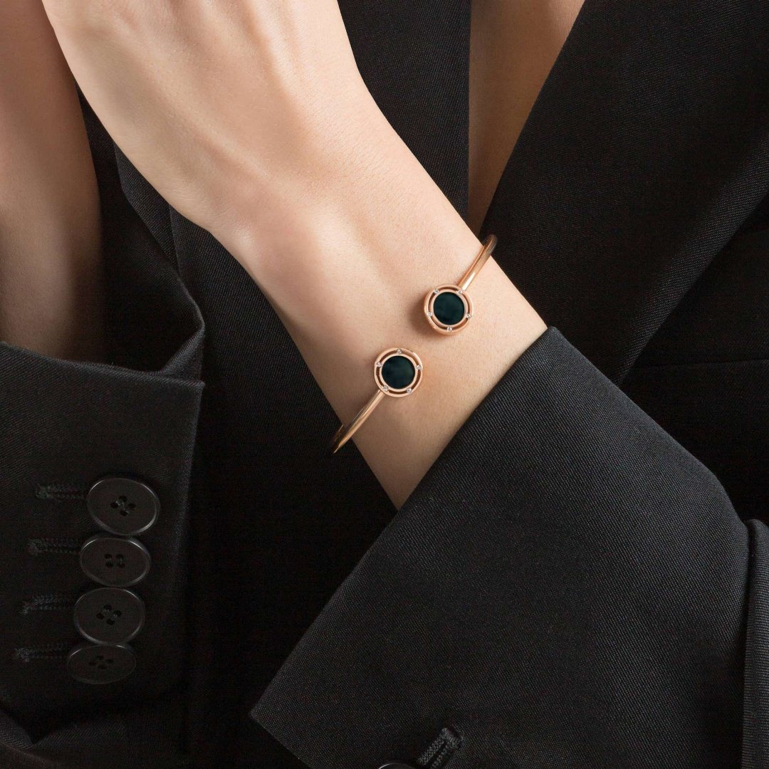 Браслет Damiani 20080509 длина 18 см, вес 8.3 г золото, плетение обод купить,3000000