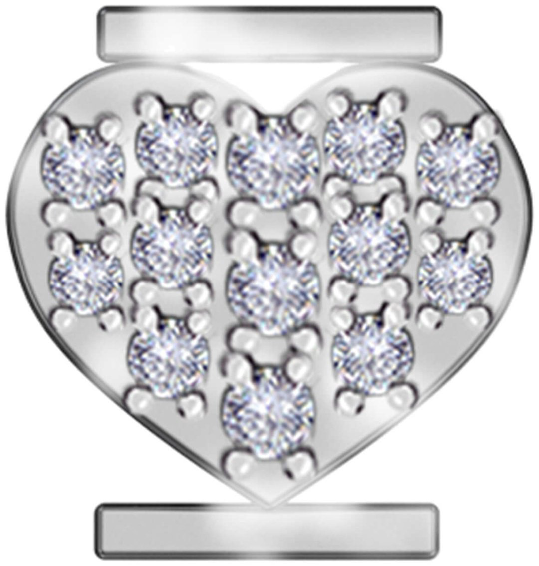 Подвеска RF Jewels ERI1-HEART вес 0.24 г золото, бриллиант купить,NaN