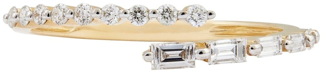 Кольцо Constella DI45454RWD4YP размер 16 вес 1.26 г золото, бриллиант