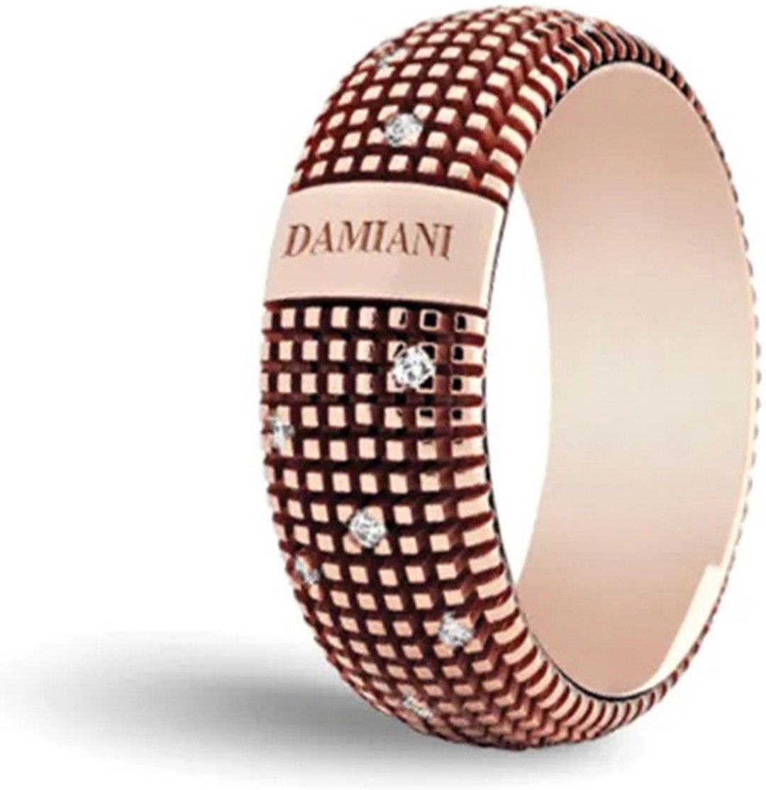 Кольцо Damiani 2052 Geoma размер 18 вес 8.4 г золото, бриллиант купить,NaN
